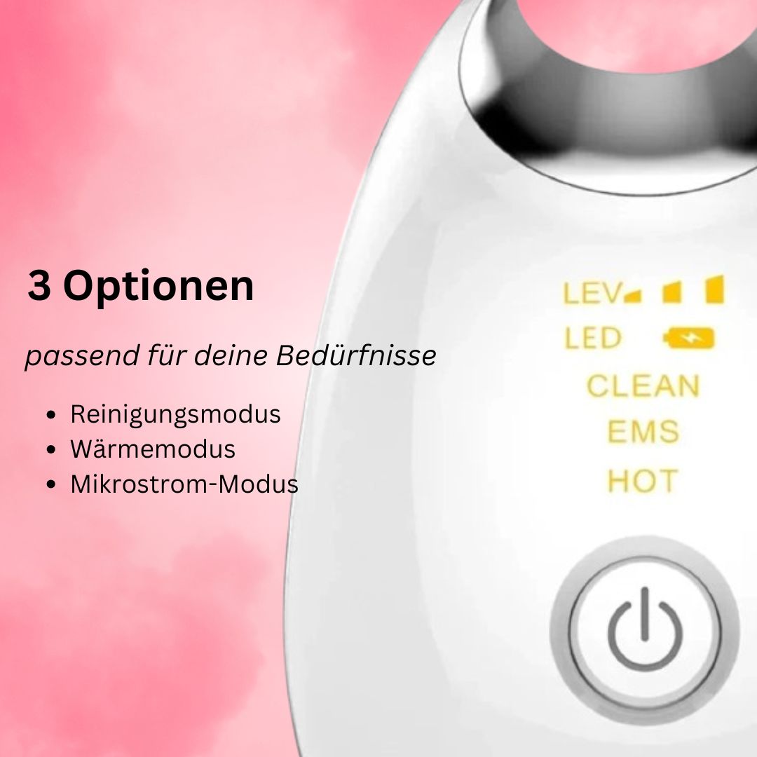 EMS & LED Lifting-Massager für jugendliche Haut